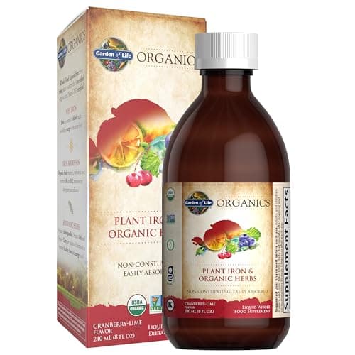 Mykind Organics, Flore Iron Organic Herbs, Cranberry-Lime - Garden of Life - Image 2
