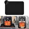 Tapis de protection isolé pour friteuse à air, tapis en silicone résistant à la chaleur 60 x 40 cm, noir, convient aux appareils de cuisine tels que Instant Pot et mijoteuse - Image 6
