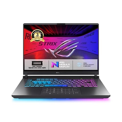 ASUS - ROG Strix G16 G615LW-RV190W 16-inch FHD Plus 165Hz Laptop, Intel Core Ultra 9 275HX, 32GB DDR5, 1TB SSD, NVIDIA GeForce RTX 5080 16GB, Windows 11 Home, AZERTY Keyboard - Image 3
