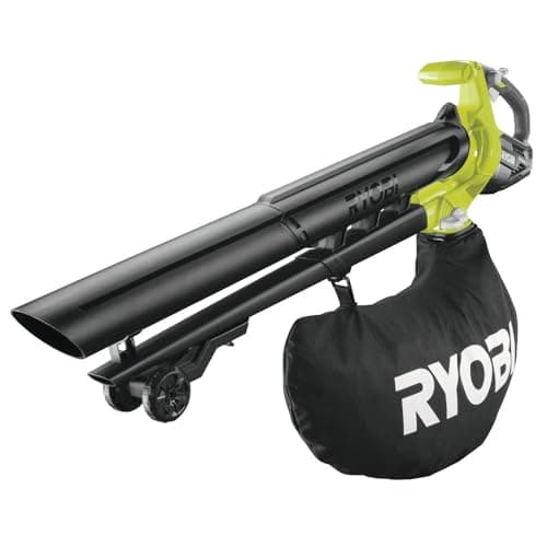 RYOBI - Souffleur Électrique sans Fil Aspiro-Broyeur à Batterie 18V One+ Brushless - Utilisations Nettoyage Feuilles Mortes, Allées, Terrasses, Pelouse et Petits Jardins - 1 Sac Étanche 35L - OBV18 - Image 5