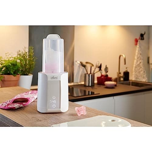 Chicco 2 in 1 Bottle Warmer, Timer and Defrost Function, Sterilization Function, Also for Bottles and Breast Milk, Multifunctional, White - Image 4