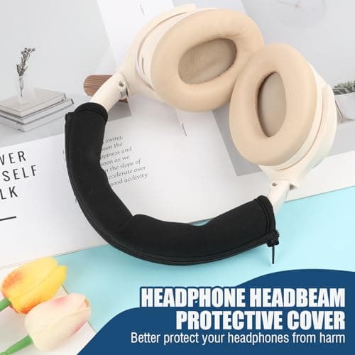 Padded Headband Cover for Sony Headphones - Compatible with MDR1A, MDR-1ADAC, MDR-1ABT, MDR-1AM2, MDR1RNC and Other Models - Comfort and Durability (Black) - Image 6