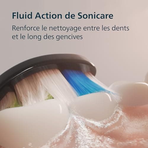 Philips Sonicare 5500 - Brosse à dents électrique sonique avec 2 modes, Alerte de pression, EasyStart, SmarTimer et BrushPacer, Bleu marine, modèle HX7113/01 - Image 5