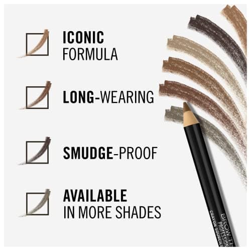 Rimmel - Crayon à Sourcils Professional - Résultat Naturel - Application Précise - 001 Dark Brown - 1,4gr - Image 7