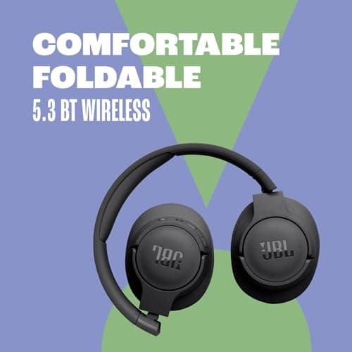 JBL Tune 720BT Wireless Headphones, Lightweight and Comfortable, Bluetooth 5.3, Up to 76 Hours Battery Life, Fast Charging, JBL Pure Bass Sound, Purple - Image 6