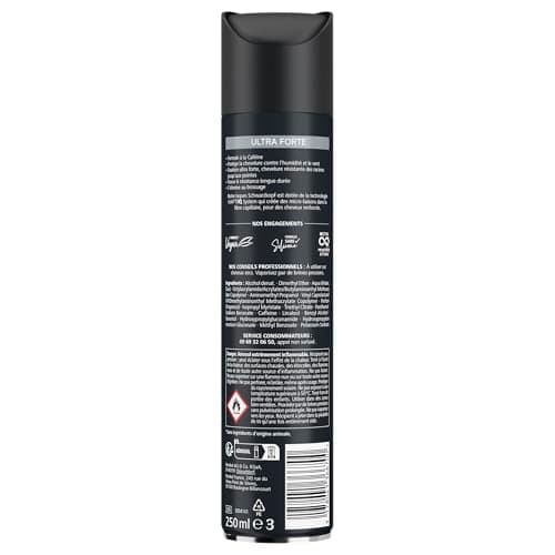 SCHWARZKOPF, Laque Fixation Ultra Forte, Technologie Haptiq System, Formule à la caféine, Végane, Sans silicone, Protège contre humidité et vent, Tenue et resistance longue durée, 250ml - Image 4