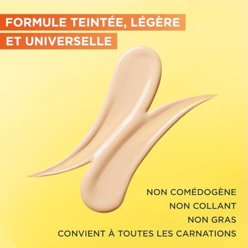 Garnier SkinActive - Fluide Anti-Taches & Anti-UV Quotidien - Glow - SPF 50+ - Protège, Réduit les Taches & Booste l'Éclat - Soin Visage Enrichi en Vitamine C - Tous Types de Peau - 40 ml - Image 7