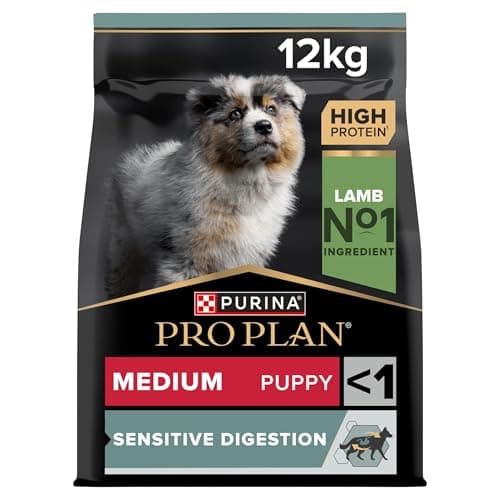 PURINA PRO PLAN | Sensitive Digestion | Complete Dry Food for Medium Puppies | Promotes a Healthy Digestive System | Rich in Lamb | Dry Food | 12 kg Bag - Image 3