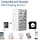 Multiple USB Charging Dock for iPhone 12/13/14, Samsung Galaxy S22/S23 Ultra/Z Flod/Z Flip, Google, Xiaomi, Huawei, iPad, iPod (White) - Image 7