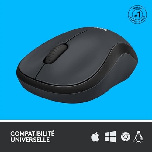 Logitech M220 Silent Wireless Mouse, 2.4 GHz with USB Receiver, 1000 DPI Sensor Resolution, 18 Months Battery, Ambidextrous, Compatible with PC, Mac, Laptop – Grey - Image 6