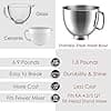 KITOART KSM150 Stainless Steel Mixing Bowl for KitchenAid Artisan & Classic Series 4.5 pin/5 liter Tilt-Head Stand Mixers, Silver, 5QT SSB - Image 7