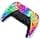 Finest Folia Design Cover R140, Self-Adhesive Vinyl Protective Film, Anti-Scratch, Compatible with PS5, for Game Console Controller Housing (Controller Game No.22, Multicolor Triangles) - Image 4