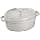 STAUB - Cast Iron White Truffle Casserole with Oval Nubs 29 CM - Image 2