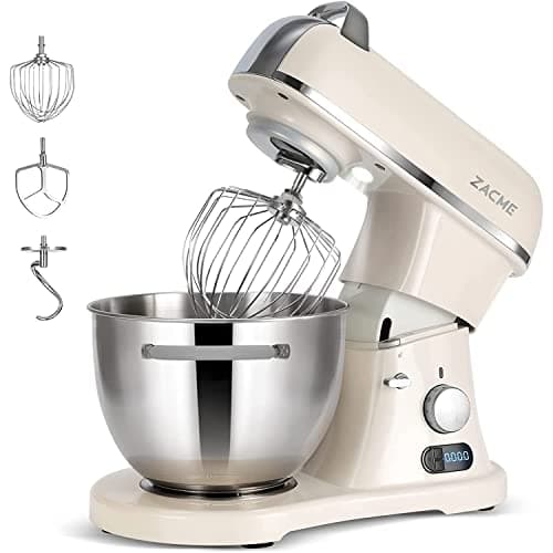 ZACME Patissier - Robot de Cuisine Multifonctions 1500W 7L, Pétrin Professionnel,11 Vitesses Robot de Cuisine Multifonction, un usage commercial[Classe énergétique A+++] - Image 3
