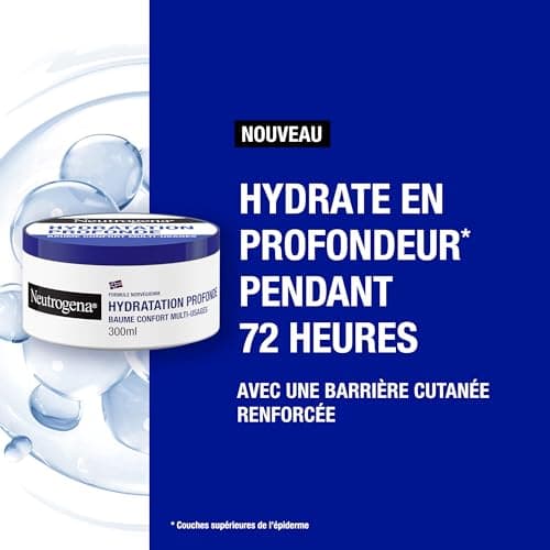 Neutrogena | Comfort Balm Multi-Use Deep Hydration (300ml jar) - Moisturizing Balm with Norwegian Formula - Face and Body Balm for Dry Skin (Pack of 2) - Image 4