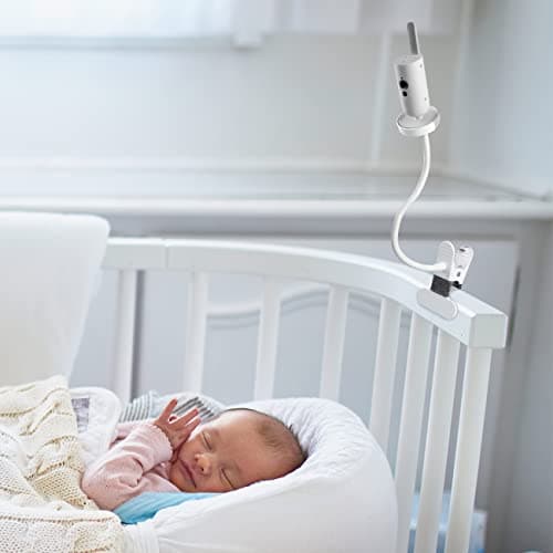 BECEMURU Versatile Flexible Twist Clamp Holder with 1/4 Screw 3M Docking Station Compatible with Philips Avent Baby Monitor SCD923/26 SCD921/26 - Image 7