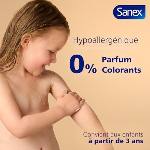 SANEX-Derma Thérapie-Huile de douche anti-démangeaisons et anti-irritations pour les peaux sujettes à l’eczéma atopique-moins d' irritations après 3 jours d'utilisation-complexe d’acides aminés-425 ML - Image 8
