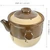 BESPORTBLE Cocotte en Céramique Grosse Taille Couvercle Pot de Médecine Traditionnel en Terre Cuite Résistant Haute Température pour Cuisson au Gaz Marmite pour Décoction et Usage - Image 4