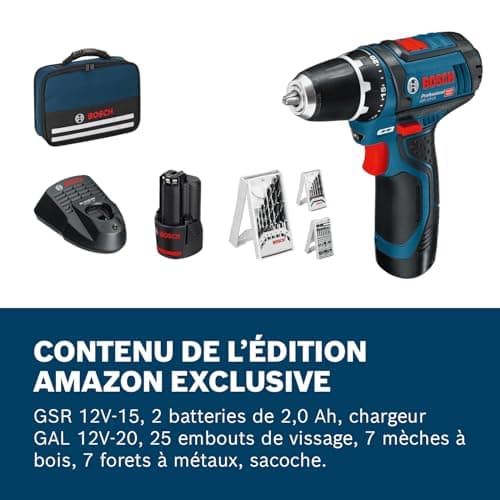 Bosch Professional 12V System perceuse-visseuse sans-fil GSR 12V-15 (sans batterie ni chargeur) - Image 10