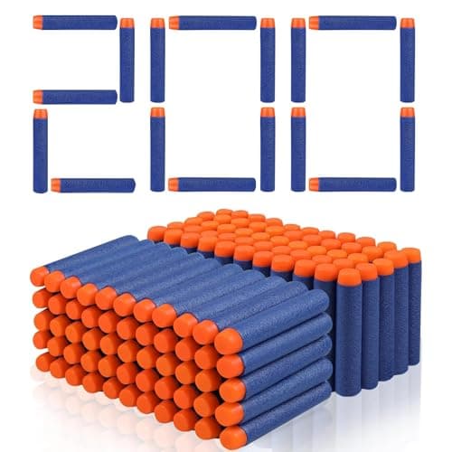 Balle Nerf, 200PCS Munition Nerf, Mousse Recharge De Fléchettes, 7.2cm MunitionNerf pour NerfN-Strike Elite Series Blasters Kid Toy Gun - Image 2