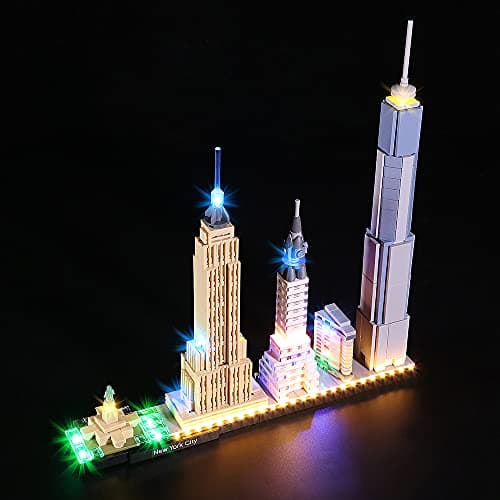 BrickBling LED Lighting for Lego Collectible Kit 21028 New York (Includes Lights Only) - Image 4