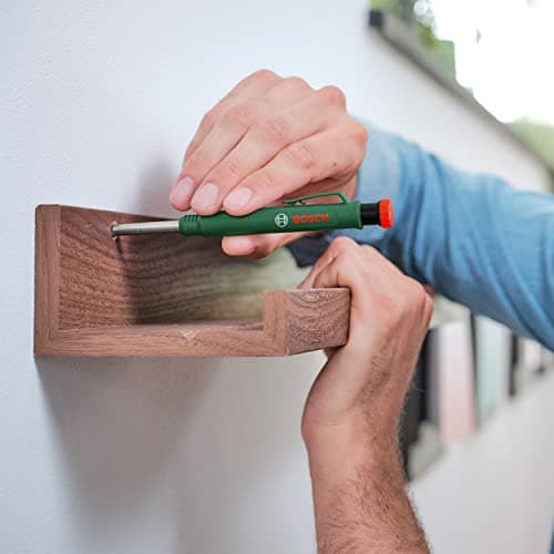 Bosch marker (convenient and sturdy pencil for deep holes; useful for marking stone, wood, paper and many other materials; built-in sharpener) - Image 4