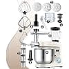KESSER® K-KM 3000 Universal 3-in-1 Food Processor with Meat Grinder, Kneader | Multi-Function Blender | 1.5L Juice Extractor, Sausage Kit, Pasta and Biscuit Moulds, Cream - Image 3