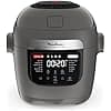 Moulinex Multicook & Fry, multicooker and integrated air fryer, 12 programs, Cooking on 2 levels, Delayed start, Capacity 6L, Grey Hippo, MZ730BF0 - Image 2