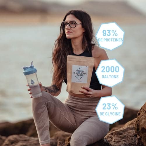 Nutripure | Wild Marine Collagen | Neutral Taste | Joint Supplement, Hair, Nail & Skin Care | Hydrolized Marine Collagen | 310g Bag | 1 Month | Made in France - Image 7