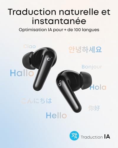 Soundcore P31i by Anker, Real-Time Adaptive Noise Cancellation, High Resolution Sound, Wireless Bluetooth Earbuds, Translation, 50h Battery Life - Image 6