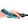 Ferplast Laisse chien SPORT DOG, Laisse de dressage pour chien taille moyenne, Poignée rembourrée, Mousqueton en métal, Coutures réfléchissantes, Longueur réglable, 200 cm, Bleu - Image 4