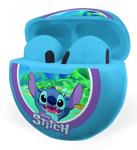 Lexibook, Disney Stitch, Wireless Stereo Headphones, High Quality Sound, Built-in Microphone, Touch Controls, Charging Box, Sound Limited to 85 DB, Blue, HPBT05D - Image 5