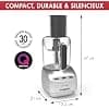 Magimix Mini Plus 1.7L Multi-Function Food Processor - Chopper, Blender, Citrus Juicer - Compact and Powerful - Ideal for Small Preparations - Shiny Chrome - Image 4