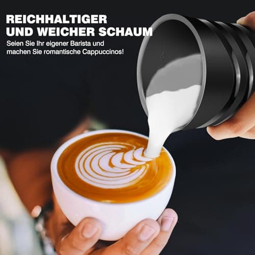 Electric Milk Frother Frother Electric Snow Whisk for Frothing and Heating Coffee, Milk 600ml Instant Pot for Latte, Hot Chocolate, Coffee, Milk - Image 7