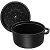 Staub 1102425 Round Casserole Dish 24 cm Black - Image 7