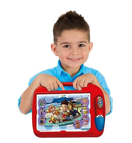 Clementoni | Paw Patrol Interactive Educational Music Stand for Children 4-6 Years | 18 Activities on Cards + Electronic Pen Sound and Light | Learning Colors, Shapes, Logic | Gift Idea - Image 5