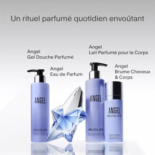 MUGLER Angel - Eau de Parfum Rechargeable Pour Elle - Parfum Femme - Ambré Gourmand - Patchouli, Accord Praline & Absolu de Vanille - Tenue Longue Durée - Spray Vaporisateur - Recharge 100 ml - Image 7