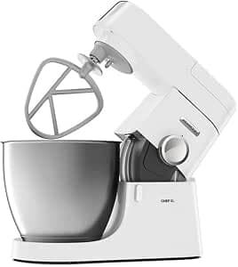 Kenwood KVL4170S Chef XL Mixer with 6.7L Bowl, Whisks, Dough Hook, Blender and Chopper Included