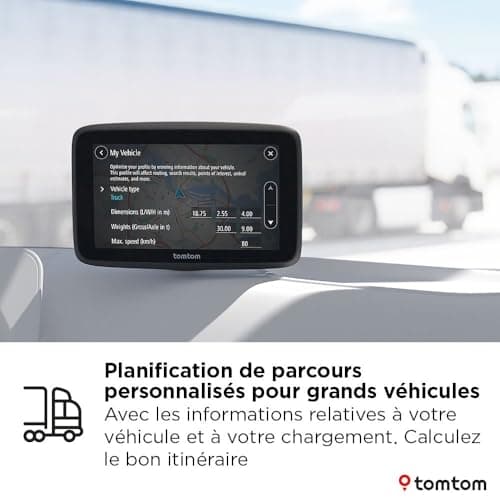 TomTom GO Professional 2nd Generation GPS (6 Inch, Capacitive Touch Screen, Europe 49 Map, and Real Time Traffic Information designed for Trucks, Cars, Buses and Large Vehicles) - Image 4