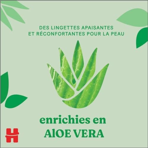 Huggies Natural Care Baby Wipes - 10 Packs of 56 Wipes (560 Wipes) - Natural Absorbent Fibres - Hypoallergenic - Alcohol Free - Aloe Vera - Prevents Irritation - Image 7