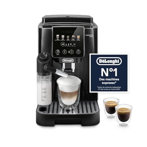 De'Longhi Magnifica Start - Perfetto Automatic Coffee Machine with LatteCrema Automatic Milk Frother, 4 Saved Drinks, Soft Touch Controls, Black (ECAM220.91.B) - Image 3