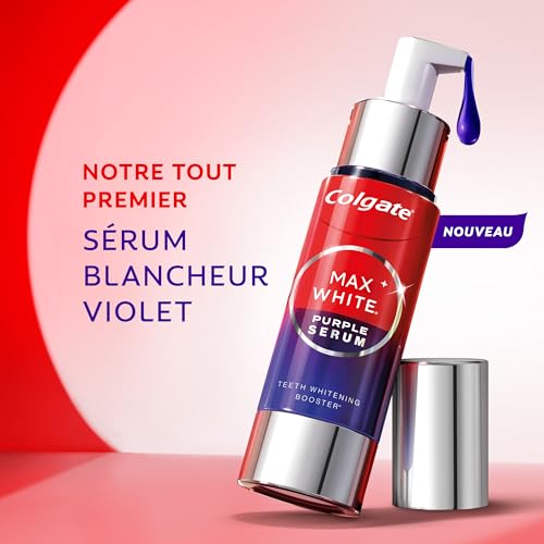 COLGATE - Sérum Max White Purple - Booster de Blancheur Après le Dentifrice pour une Correction Instantanée de la Couleur - Pour un sourire plus blanc et éclatant dès la première utilisation - 40ml - Image 5