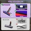 Soft Roller Vacuum Head Compatible with Dyson V10 and V11 Cordless Vacuum Cleaners, Long Pile Replacement Head Suitable for Hardwood Floors - Image 6