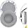 Geekria Ear Pads for Steelseries Siberia V1, Siberia V2, Siberia v3 Prism Gaming Headphones/Replacement Ear Pad/Ear Pad/Ear Pad/Pads Repair Parts (Gray) - Image 2