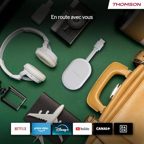 THOMSON Go Cast 150, Google TV, 4K UHD, Streaming Dongle, Voice Control, Google Cast, Dolby Atmos, Dolby Digital Plus, Wi-FI, Power Supply, 2 GB RAM, 8 GB Storage - Image 7