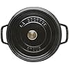 STAUB Cast iron casserole dish in black 24cm high - Image 4