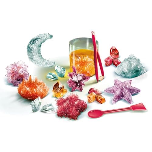 Clementoni | Science & Play – Create Your Crystals for Children 8+ | Chemistry and Geology DIY Science Kit | Home Crystal Experiments | Manual Scientific Game | Educational Activity to Make - Image 6