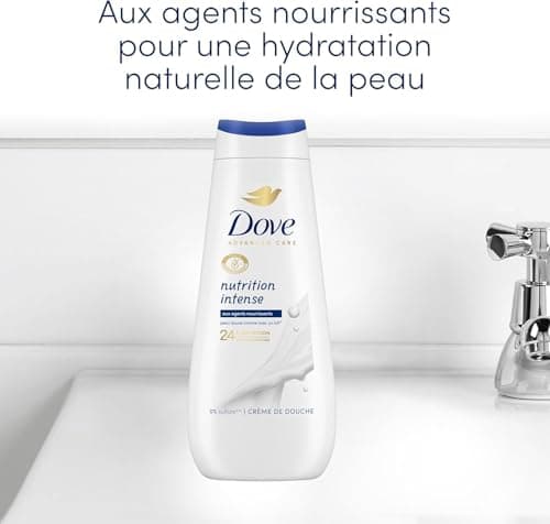 DOVE - Crème de douche Advanced Care Nutrition intense - Respecte la peau - Testé dermatologiquement - Sensation de peau douce pendant 24h (lot de 2x 400ml) - Image 7