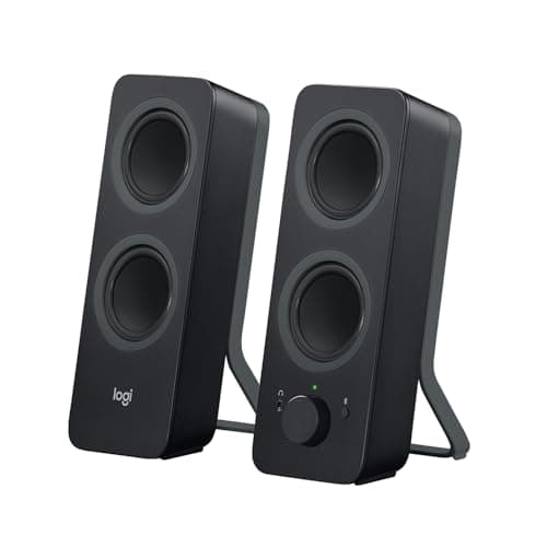 Logitech Z207 Système De Hauts-Parleurs Bluetooth Pour PC, Son Stéréo, 10W En Puissance, Entrée Audio 3,5 Mm, Prise Casque, Multi-Dispositifs, Prise EU/FR, Ordinateur/TV/Smartphone/Tablette - Noir - Image 2