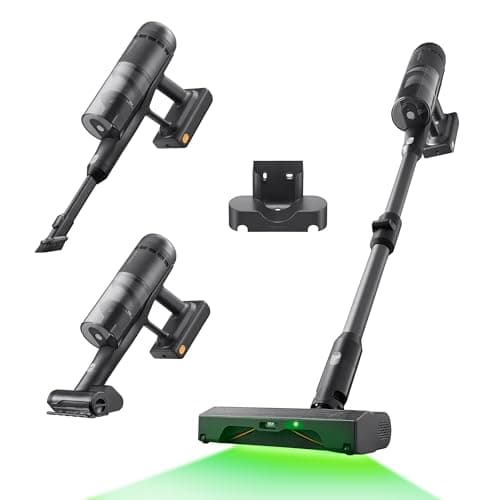 roborock H60 Ultra Aspirateur Balai sans Fil, 210AW, 90 Min d’Autonomie, Tube Pliable à 180°, Lumière Verte à 140°, Filtration 99,95%, Brosse Anti-Emmêlement pour Tapis, Sols Durs et Poils d’Animaux - Image 2